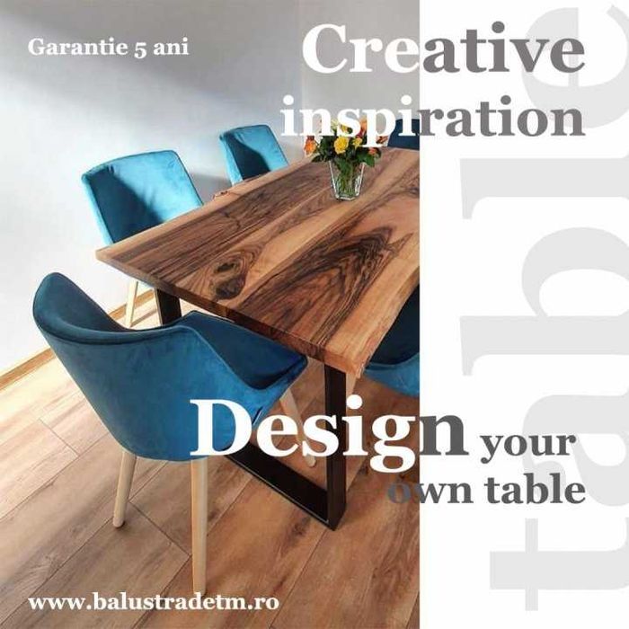 Picioare Metalice Pentru Mese– Stabilitate și Stil - BalustradeTM