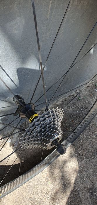 Roata bicicleta full carbon 28 mavic
