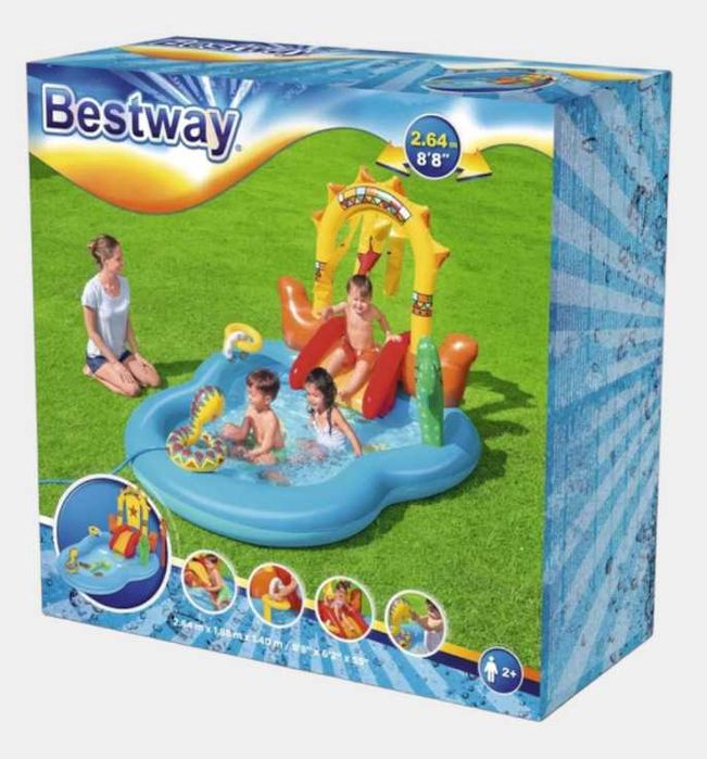 Бассейн надувной-264х188х140 см Доставка бексплатно