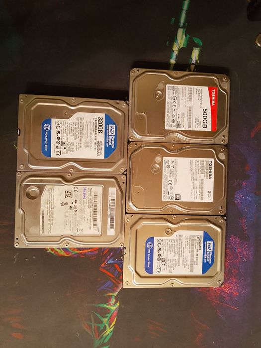 Продам жд диски по  320 гб