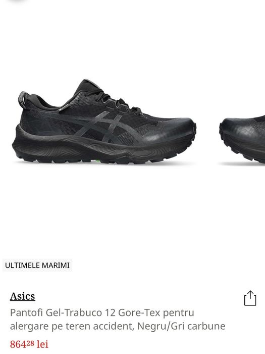 Adidași Asics gel Trabuco 12 GTX