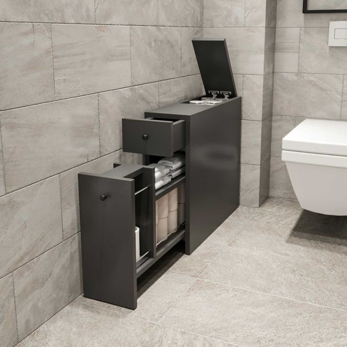 Практичен шкаф за баня HM9424 в 3 различни цвята