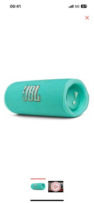 Портативная колонка JBL Flip 6 бирюзовый