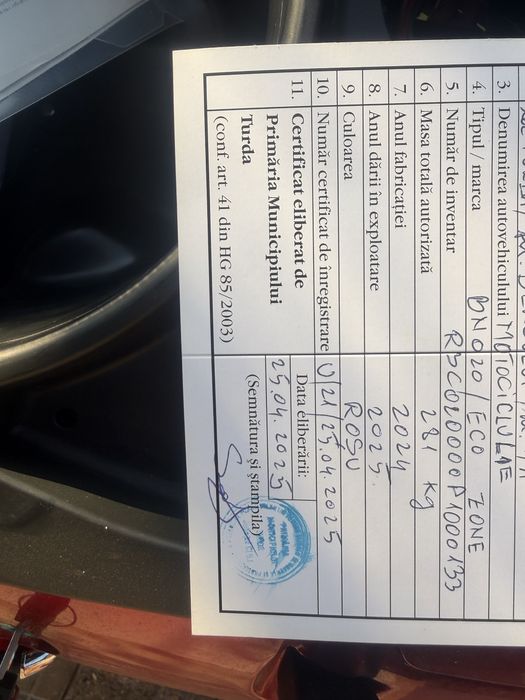 Vand scuter electric RDB Vidra