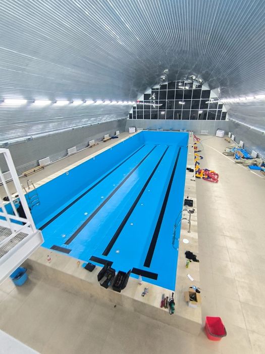 Строительство бассейнов ПВХ пленка