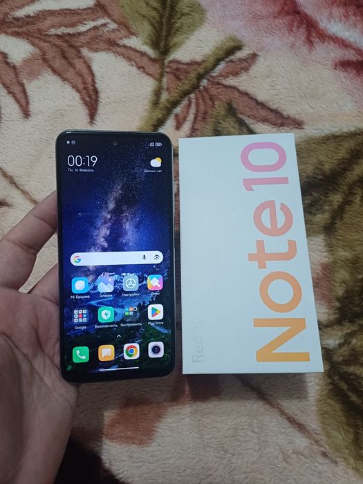 Xiaomi Redmi Note 10 5G 8/128GB Silver Igravoy Karobka Holati Ideal 5G