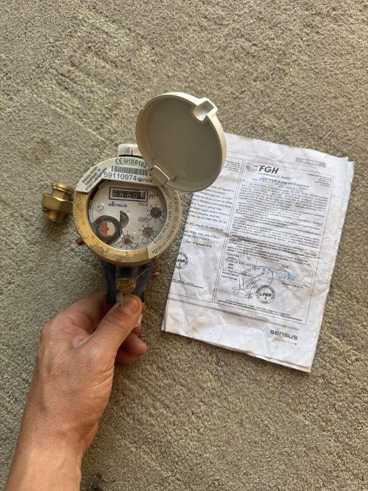 contor apa cu certificat conformitate noi