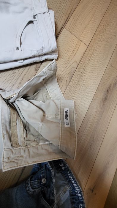 Jeans/ blugi drepți, largi, 34/36/S fete/femei set 7 bucăți