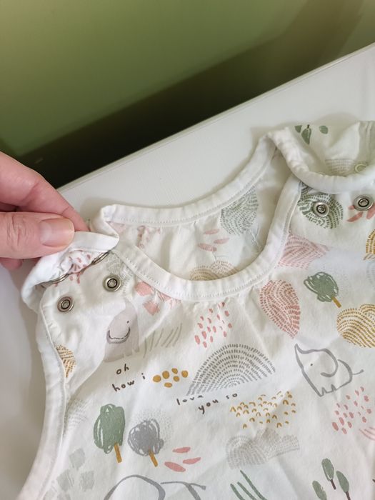 Angel Baby - Летен спален чувал "Весели слончета"  0.5 tog 6-18 месеца