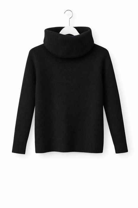 Черен, дамски пуловер