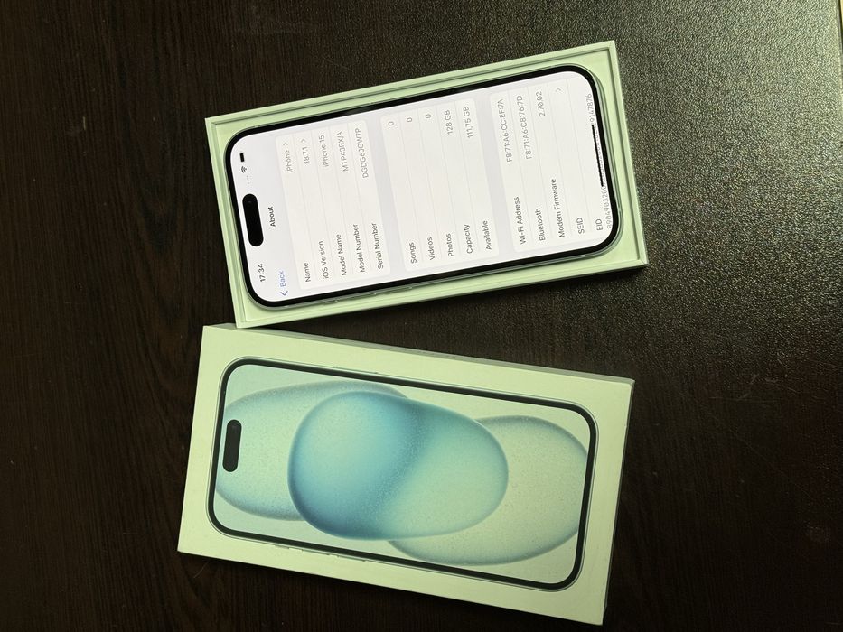Iphone 15 128 GB Отличен