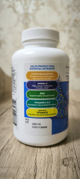 Ocuvite Adult 50+ — Ko'zlaringiz nurini asrang!