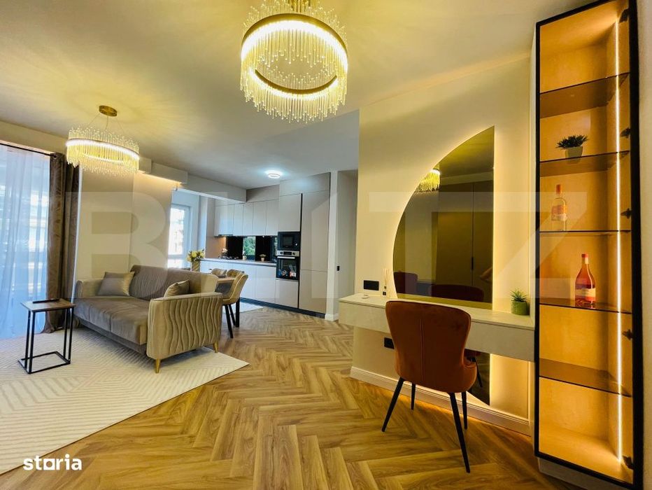 Apartament le cheie, incalzire in pardoseala, lift, 2 bai, 2 terase, p — fotografia 1