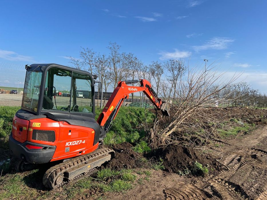 Miniexcavator și basculanta - fundații, săpături, fose, demolari