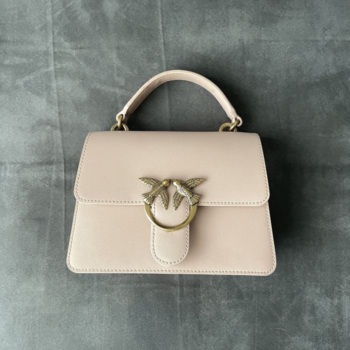 Pinko Love One Top Handle Mini Light Bag - Чанта