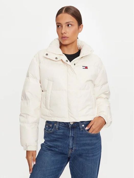 Дамско пухено яке : Tommy Jeans ALASKA - Down jacket - ancient white XS