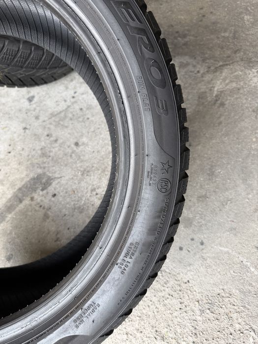 4 anvelope iarna 255/40/18 + 225/45/18 , Pirelli , RunFlat , DOT 2024 , 6 mm !