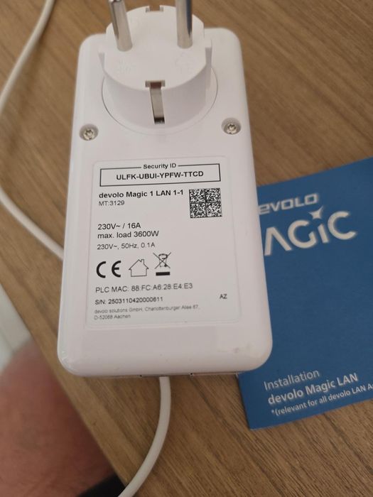 Powerline адаптер devolo Magic 1 LAN 1-1 (G.hn 1200 Mbps) –