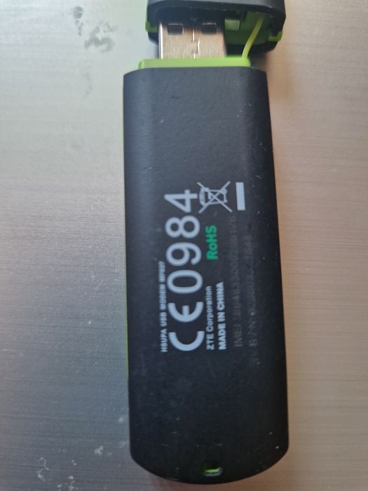 Modem USB 3G Cosmote ZTE MF637, cu slot microSD, pentru colecție / piese