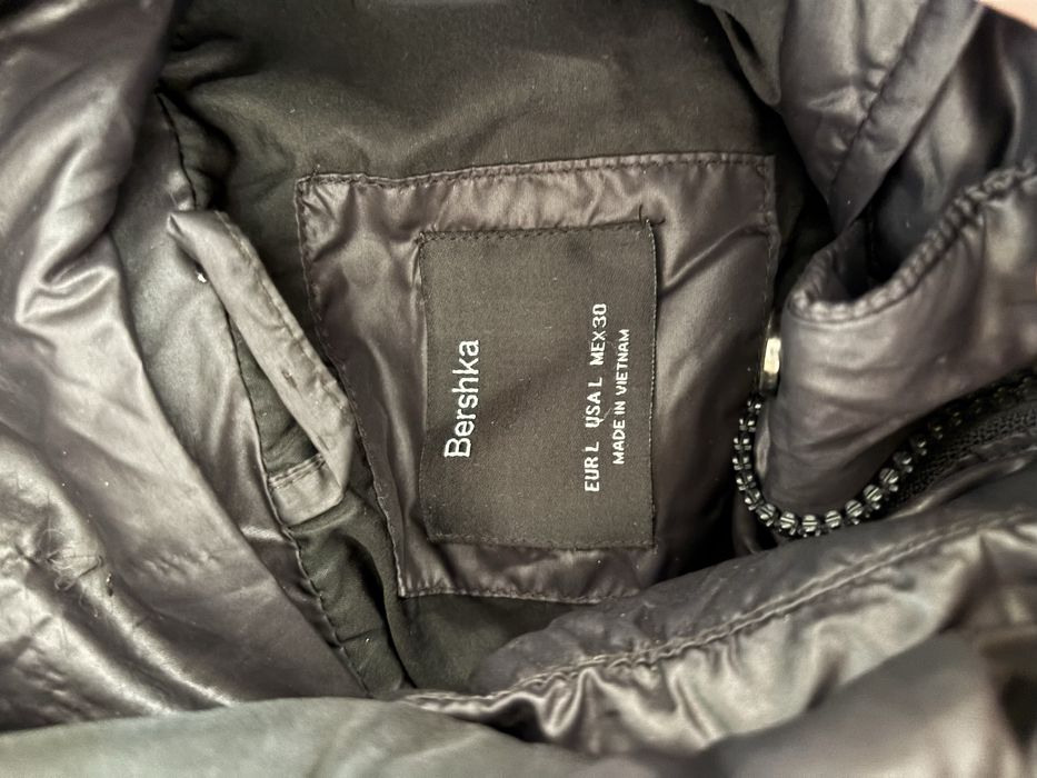 Черно дамско яке bershka