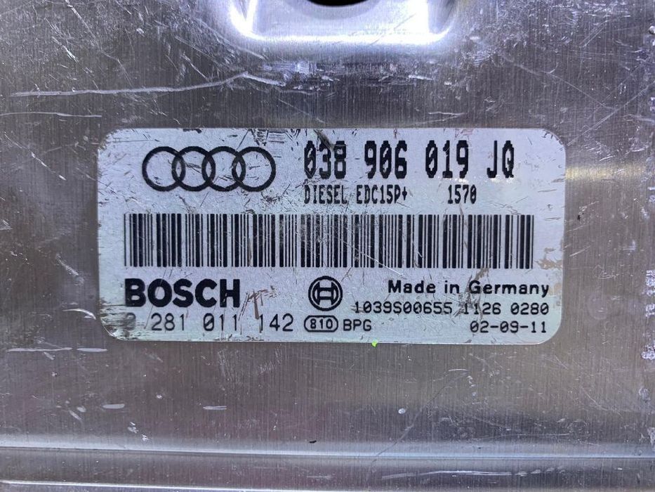 Calculator Motor / ECU Audi A4 1.9TDI AWX 2001 - 2005 COD : 038906019JQ / 0281011142