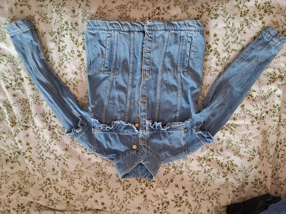 Дънково яке за момиче 11-12г.