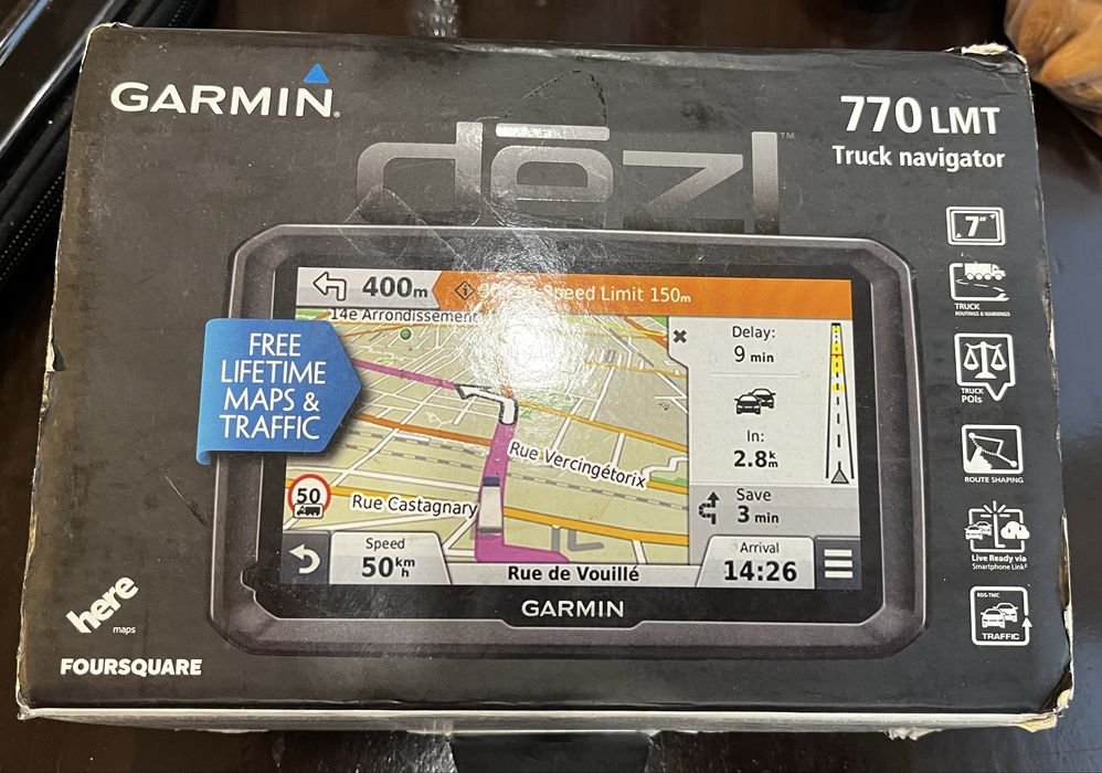 Навигация Garmin dezl 770LMT