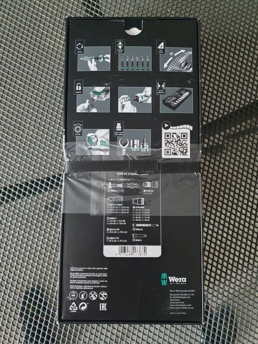 Trusa WERA 8100 SC 6 Zyklop Speed Ratchet 1/2 - 28 pcs