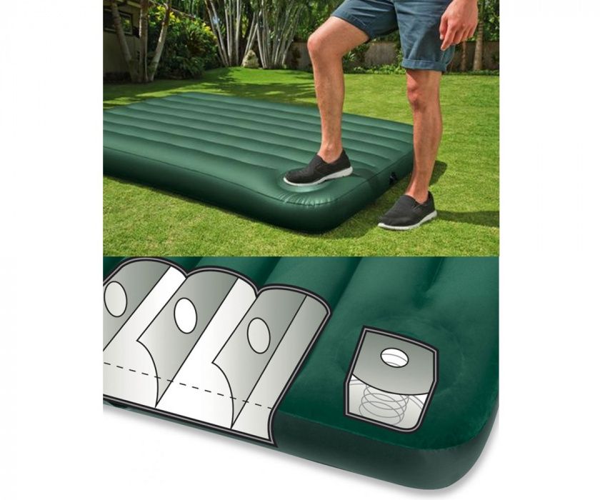 Надуваем матрак "Intex" с вградена крачна помпа-99х191х25 см.