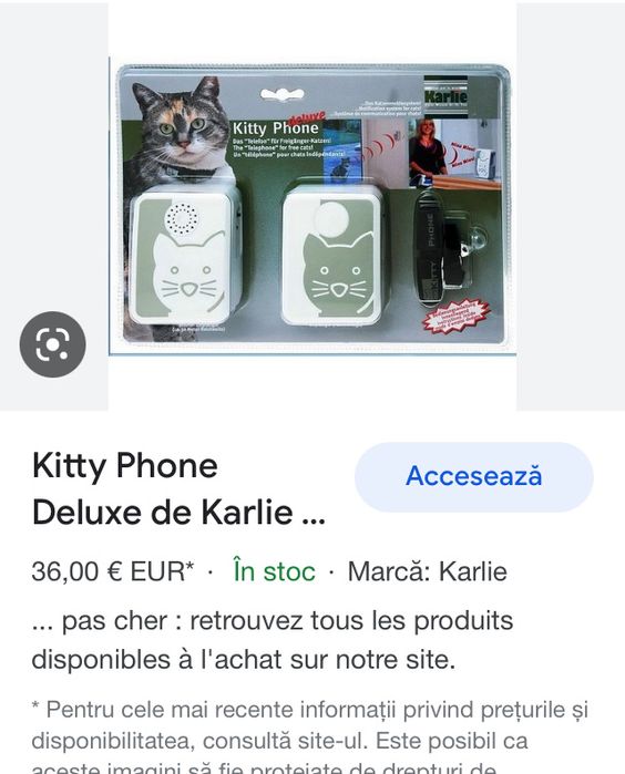 Sistem alerta pisici/alarma