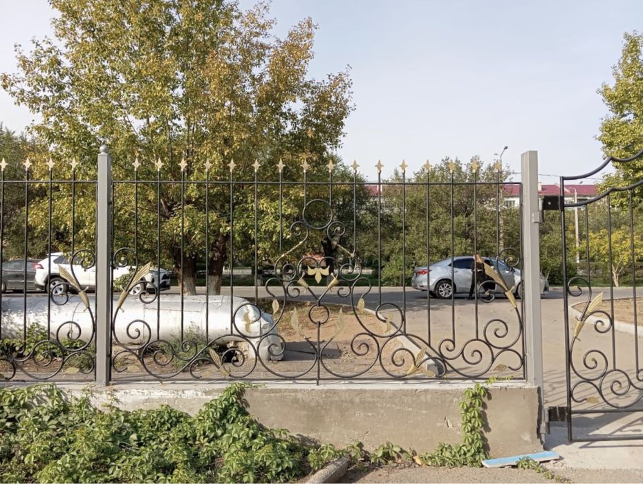 Продам Решетчатые Металлические Ворота Заборы Ограждения В Отл Сост: 95 ...