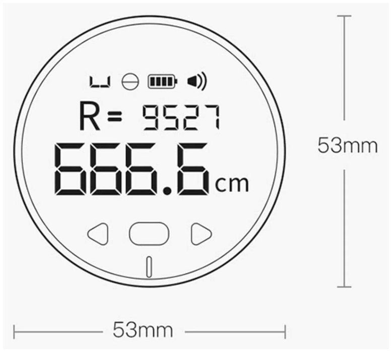 Рулетка электронная Xiaomi DUKA/ATuMan Mini Q Electronic Ruler
