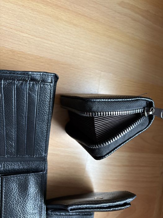 Лот от 6 бр. Мъжки Портфейли и Аксесоари - Естествена Кожа