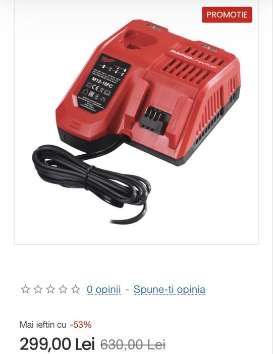 MDM vinde: Set Filetanta Milwaukee M18 FPD3-OX, Acumulator, Inc.
