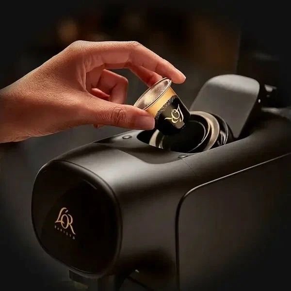 Кофемашина PHILIPS L'or, капсульная, SUBLIME COMPACT, PIANO NOIR