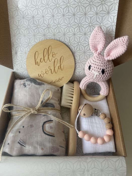 Подарък за Новородено Бебе- Кутия Подарък- Welcome Baby Box