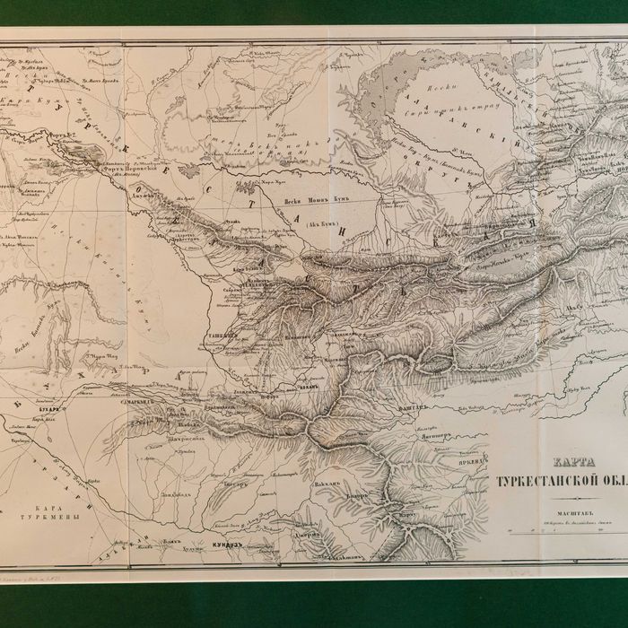 Карта Туркестанской области