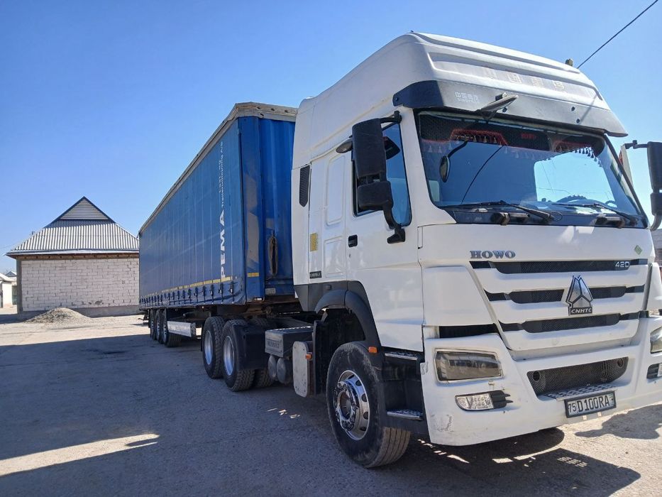 HOWO A6 + KRONE прицеп Сотилади