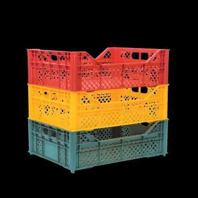 Ящик овощной крупный 600×400×250 | прочный, складской