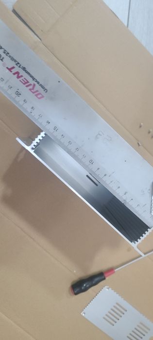 Алюминиевый корпус коробка для приборов блоков питания и т д 155×155