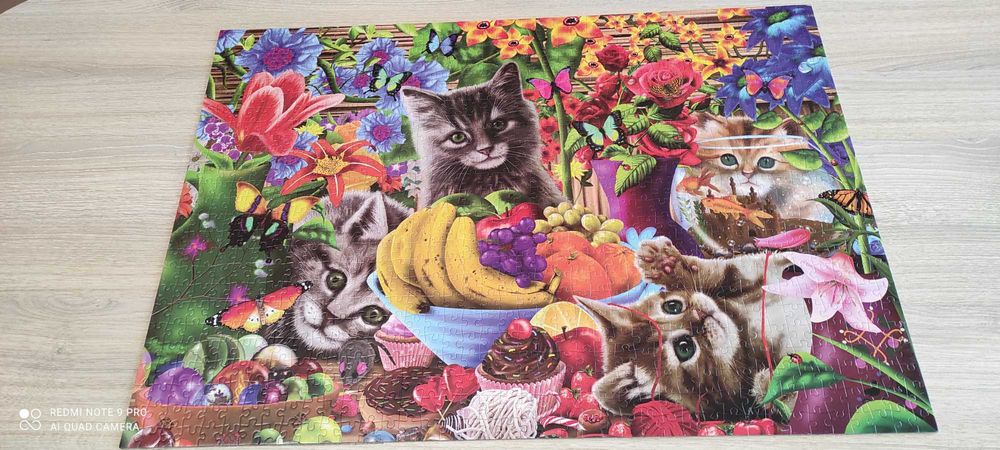 Намалявам на 20 лв. много красиви наредени и залепени пъзели!