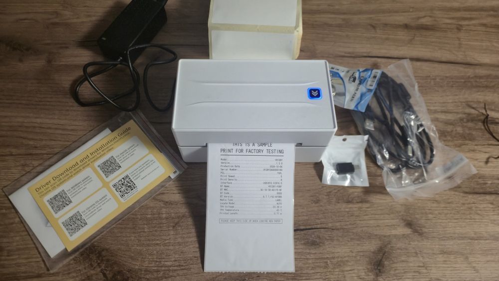 Imprimantă Termică AWB Bluetooth + 600 Etichete GRATIS | Nouă