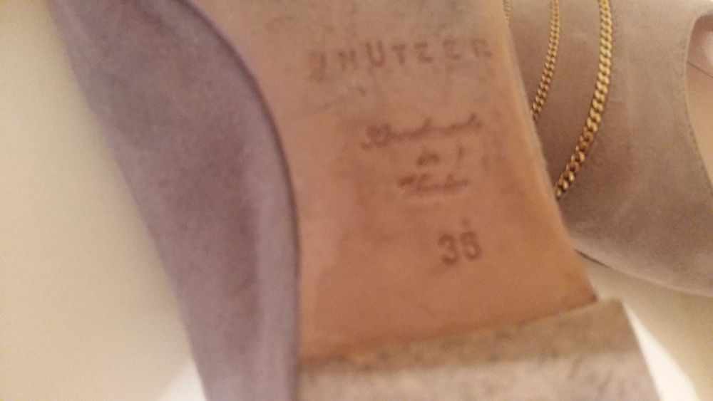 Balerini piele italienesti gri si roz 1+1