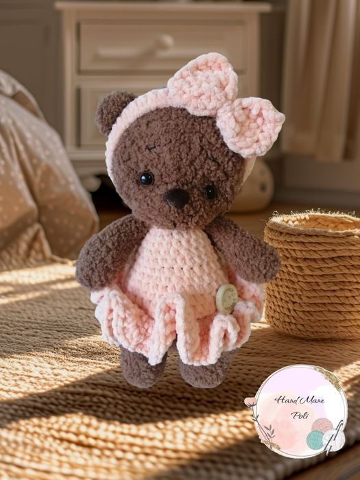 Плушена играчка ръчно плетена