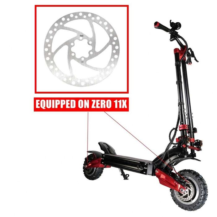 Disc frana 160mm ZERO 11X KAABO Wolf Warrior Wolf King GT VSETT 11+