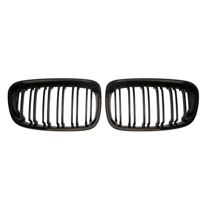 Set 2 grile negre M style BMW seria 1 F20 F21 non facelift 2011-2015