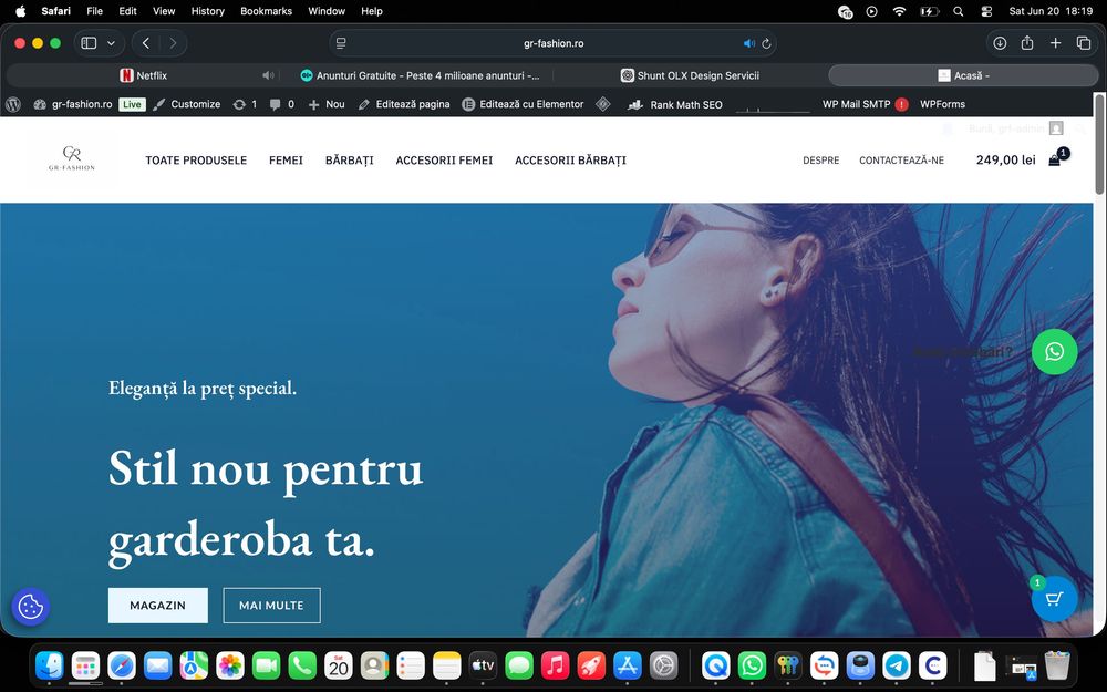 Site Web Profesional + Design grafic - Preturi accesibile pentru toată lumea