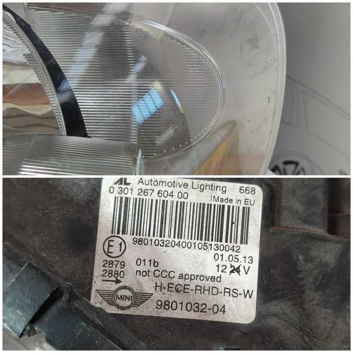 Far dreapta UK MINI Countryman R60 2013 SUV Halogen (2010-2016) Cod:63129801032 (4E2)