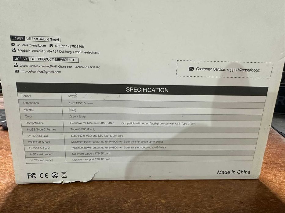 AGPTEK MC25 USB-C HUB pentru Mac Mini - si nu numai