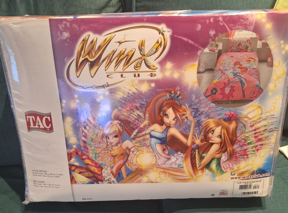 Камплект TAC Winx club завивка/одеално и калъвка
